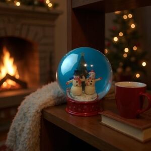 SNOWMAN GLOBE ELECTRONIC OR BATTERY